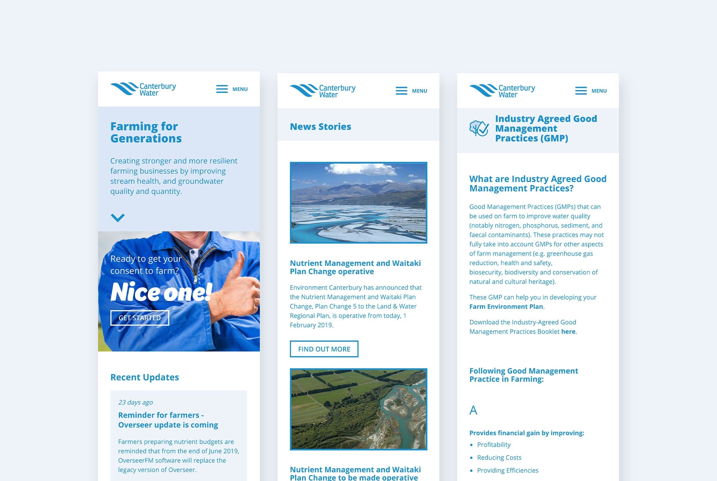 Ecan Water Website mobile2