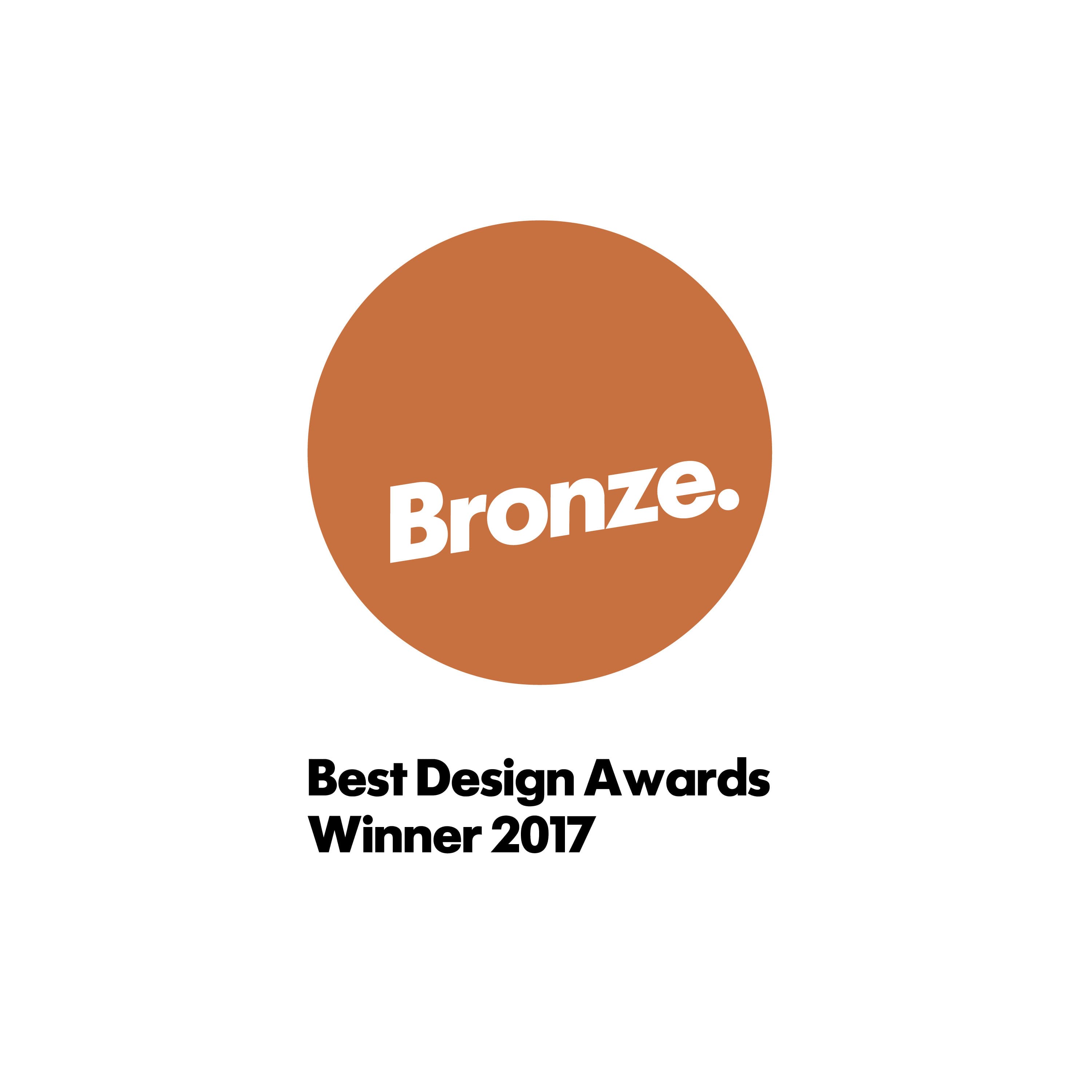 Best Design Awards 2017 Bronze Badge